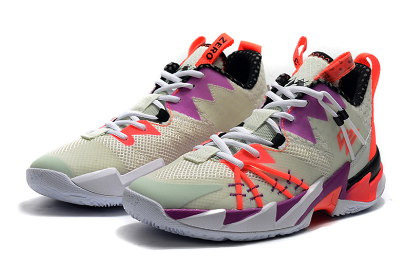 Jordan Why Not Zer0.3 Elite Grey Red Purple Shoes - Click Image to Close